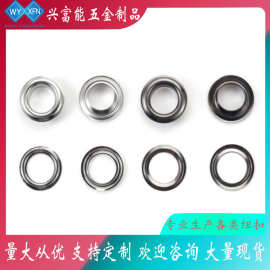 厂家供应现货金属鸡眼扣烤漆彩色纯铜服装 双面气眼扣 不锈钢气眼