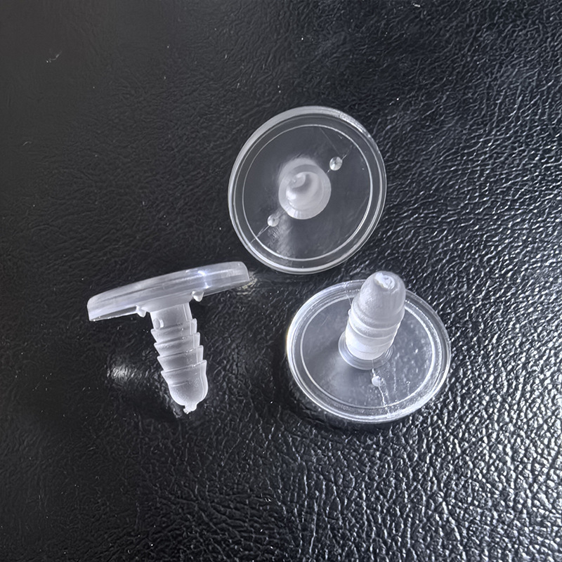 Shiguangbao piedra ojo pieza base de plástico Un ojo hilo inferior soporte DIY accesorios de juguete hechos a mano se puede instalar imán magnético ojo