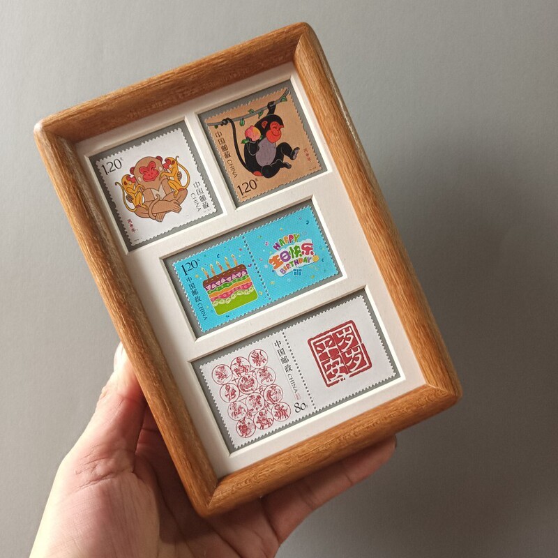 1981-2025 Zodiac Birthday Photo Frame Gift Gift Solid Wood Walnut Mortise and Tenon Structure to Send Friends New Chinese Style 1981-2025 Zodiac Birthday Photo Frame Gift Gift Solid Wood Walnut Mortise and Tenon Structure to Send Friends New Chinese Style