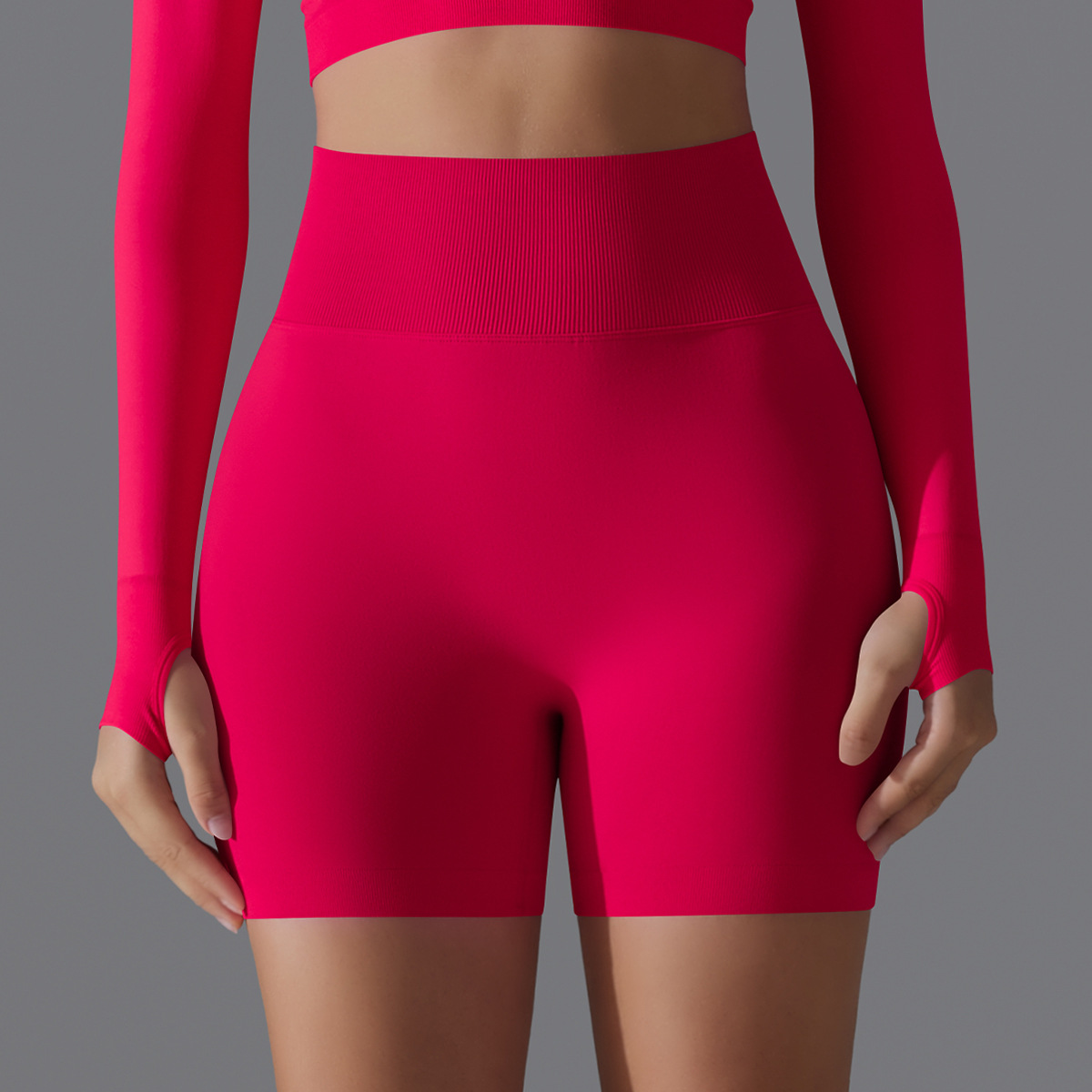 Simple Style Sport Style Solid Color Nylon Collarless Active Bottoms Skinny Pants Sweatpants display picture 6