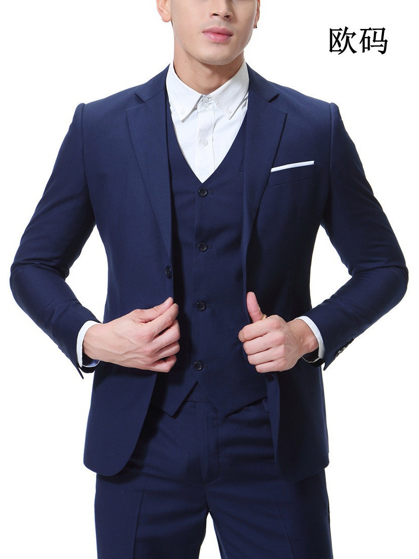 2023 Código europeo de comercio exterior para hombres de negocios traje casual traje de tres piezas novio mejor hombre traje de banquete de boda hombres