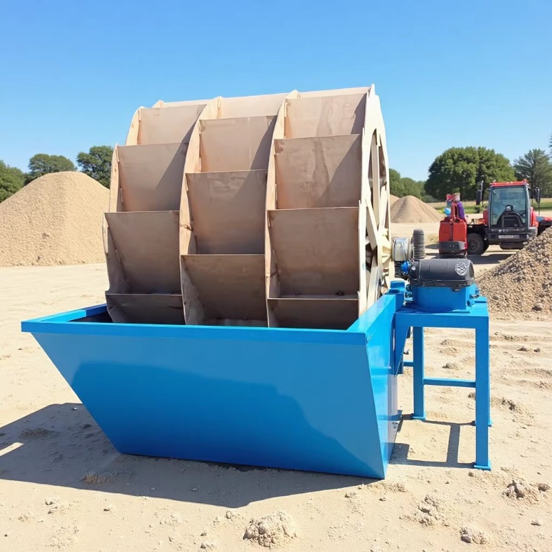 现货直销沙石漏斗水轮机风化沙洗沙机轮斗洗砂设备水泥轮斗洗砂机
