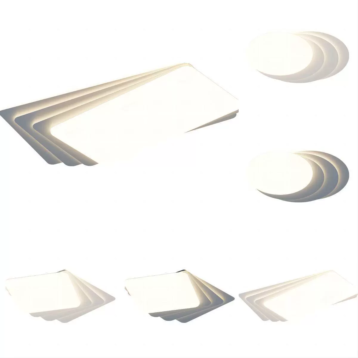 Creative lights for living room, LED combined ceiling light