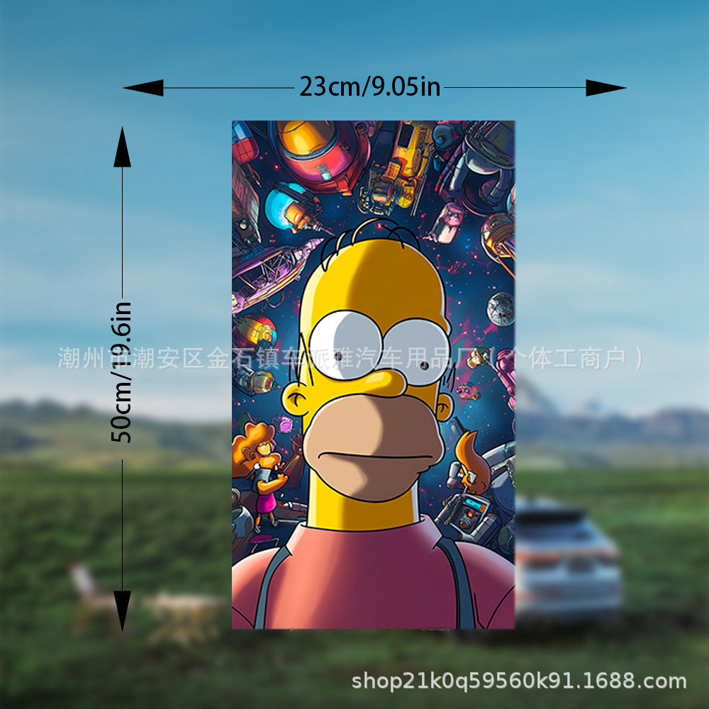 새로운 B 필러 스티커 쌍 세트 BZ019