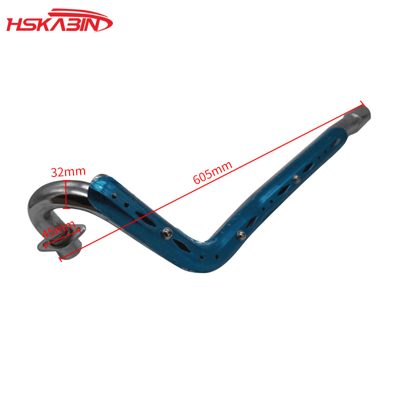 オフロードバイク部品crf50 70サイズ飛鷹ttr klx110排気筒消音器鉄排気管