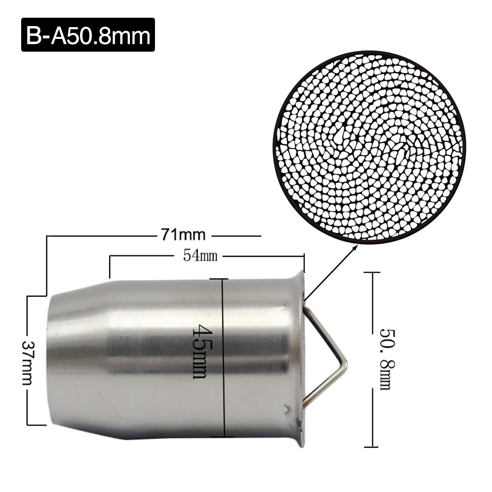 Motorcycle Modified Exhaust Pipe Catalyst Muffler 51mm 60mm Universal Exhaust Pipe Silencer Plug Return Plug