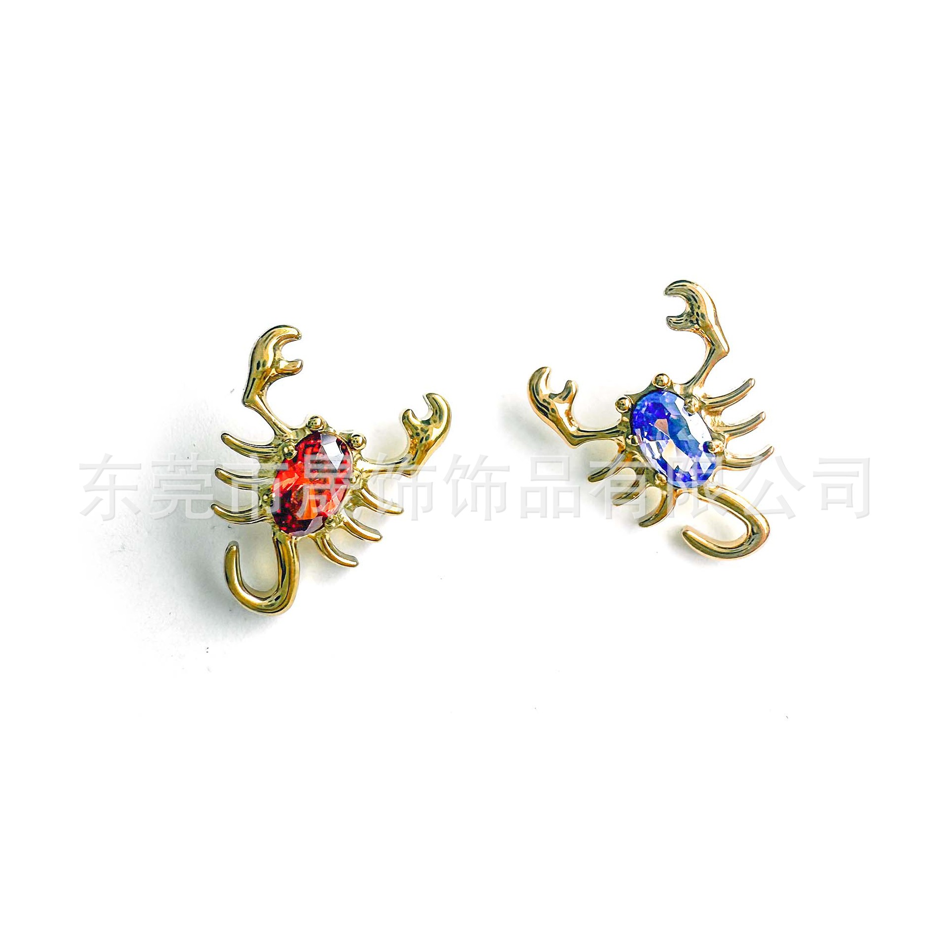 F136 Titanium 蝎子 Ear Stud Set With Cubic Zirconia Helix Cartilage Stud Internal Thread G23 Implant Grade Titanium Jewelry Titanium Alloy Ear Stud 托