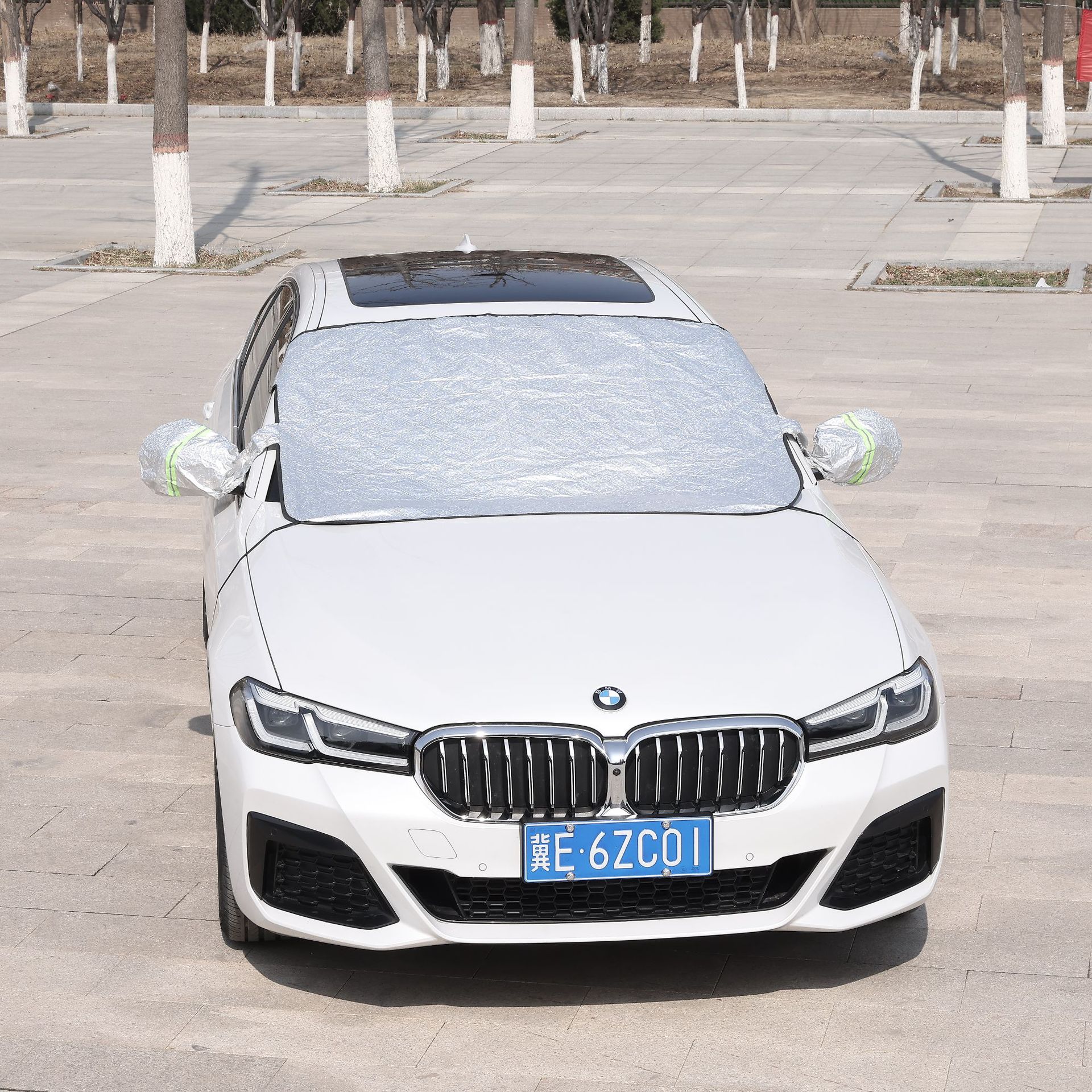 Car Sunshade, Front Windshield Sun Protection, Heat Insulation, Sunshade, Front Windshield Sunshade, Snow Protection, Car Cover, Car Curtain