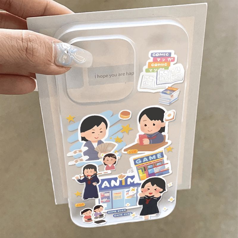 Convenience Store Girl Suitable for Apple 17Promax Mobile Phone Case Iphone16 Fresh 15 Cute 14 Soft Shell 13