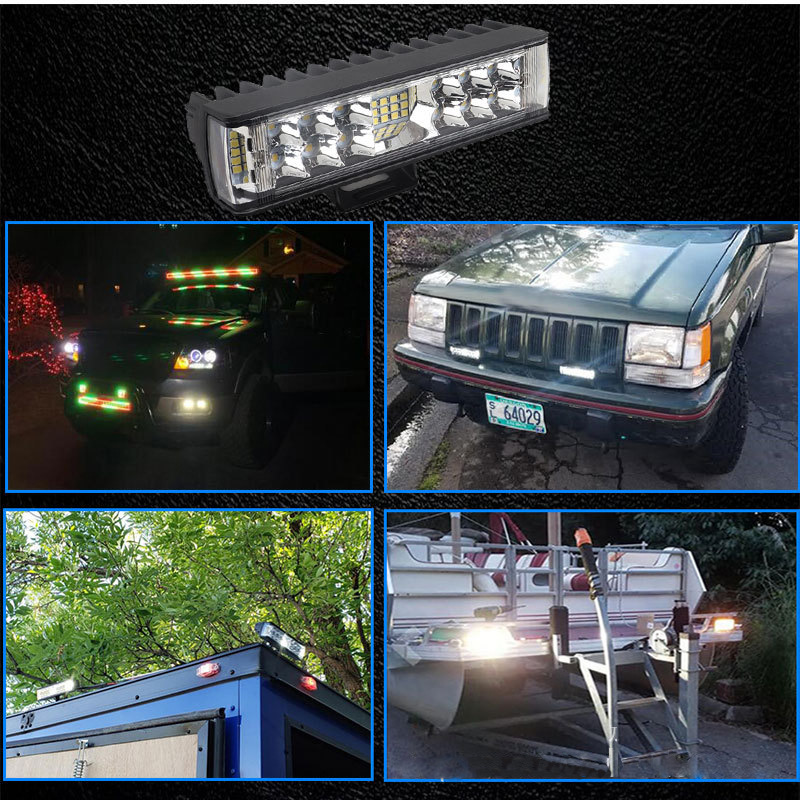 Factory wholesale car led work light spotlight led light 60w electric car light modified truck roof spotlight