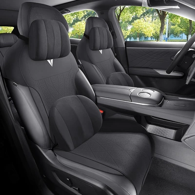 Modelə uyğun (Original) oturacaq örtükləri – suitable seat cover - mysterious-black-memory-foam-version-five-seater-special-dark-blue-s07-all-inclusive-front-of-the-back