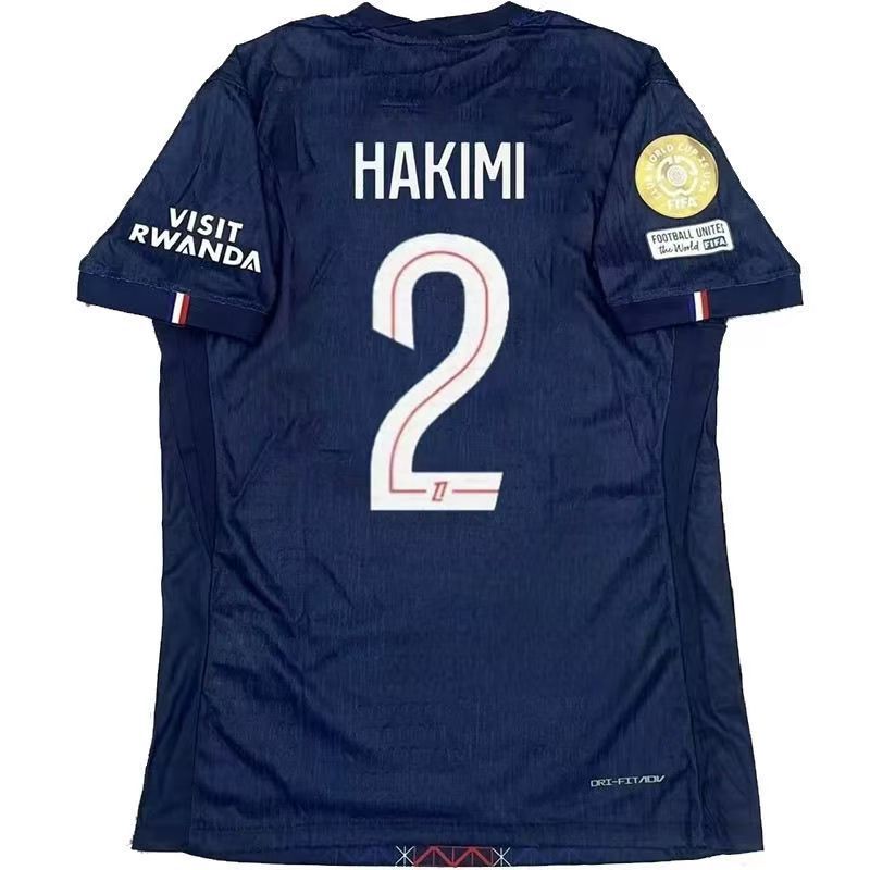 Camiseta de la Copa Mundial de Clubes 2526, Versión Tailandesa, Manga Corta, Versión para Fanáticos, de París, Chelsea, Barcelona, Real Madrid, Miami, Tottenham, Juventus