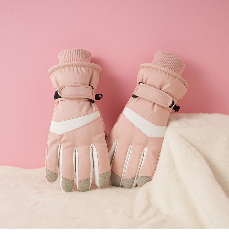 代发滑雪手套,男女加绒手套,加厚保暖手套,冬季户外手套,骑电车手套,防寒骑行手套