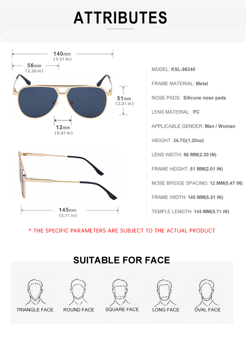 Steampunk Piloten-Sonnenbrille Oval für Herren 2026 Luxusmarke Vintage Punk Metall Outdoor Sonnenbrille für Männer Trendige Doppelbalken-Brille – Detail 13