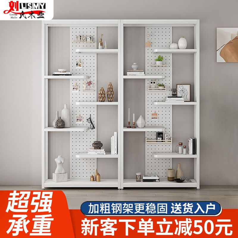 【4816人收藏】铁艺产品展示架多层置物架落地办公室隔断化妆品货