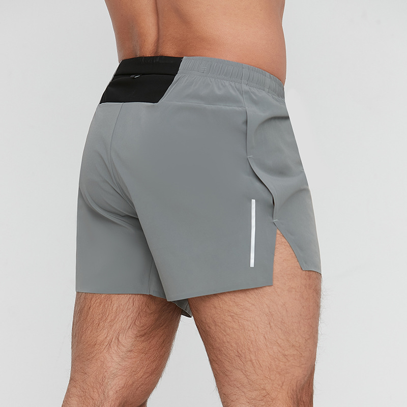 Pantalones cortos para correr fuera de la carretera para hombres Pantalones cortos de maratón con forro anti-exposición transpirable deportes pantalones de secado rápido image 9