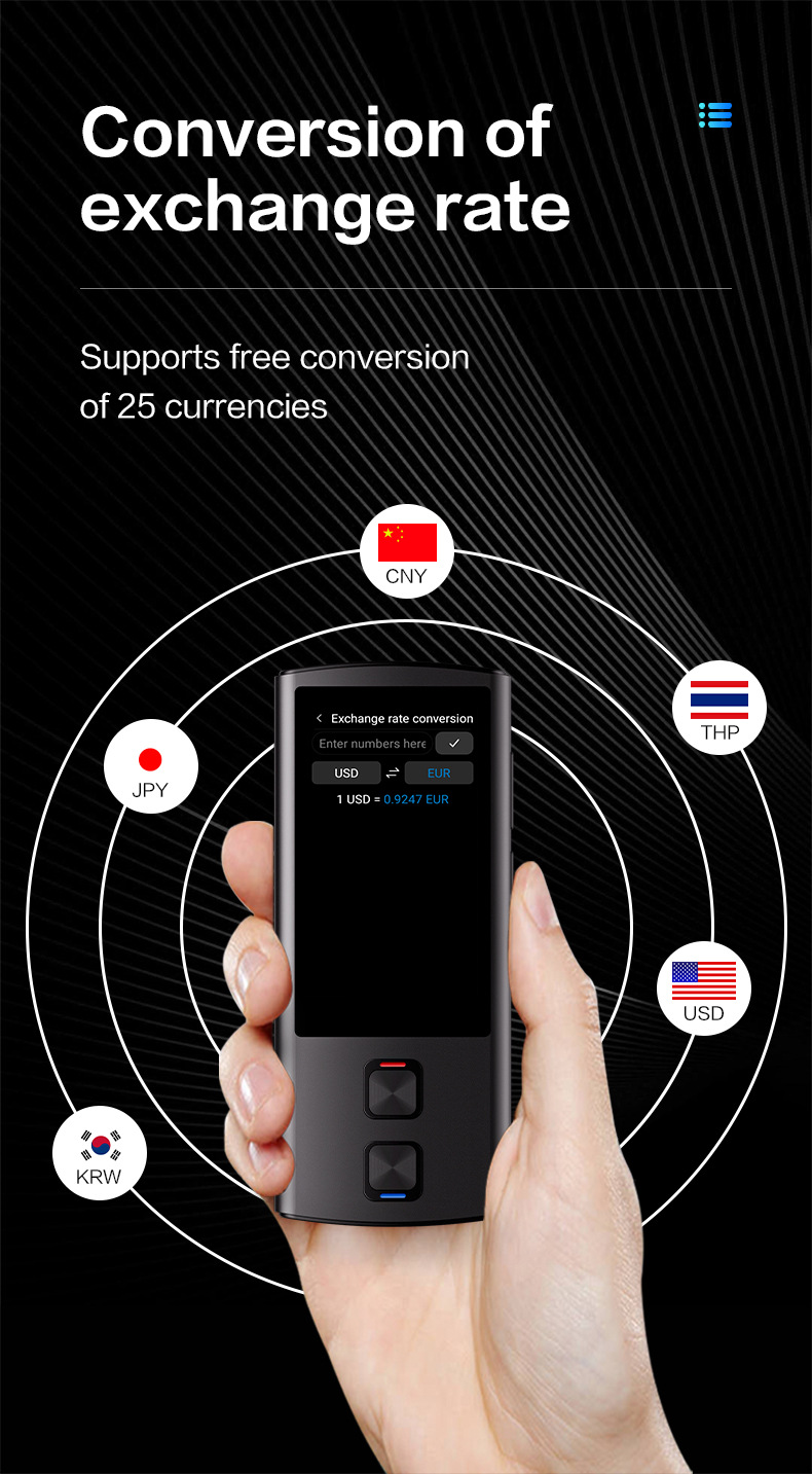 外贸翻译机便携式翻译耳机翻译器多国语言离线语言智能拍照设备旅