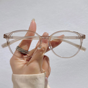 Teenager Ultra-light tr90 Frame Silicone Soft Nose Pare Male and Female Students Myopia Optical Quality Glasses Frame Matching