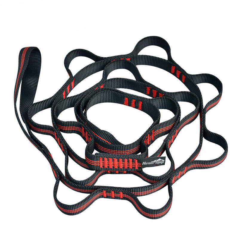 Anti-Fall Home Outdoor Mountaineering Safety Equipment High-Altitude Aerial Yoga Safety Flat Belt Anti-Gravity Rock Climbing Chrysanthemum Rope