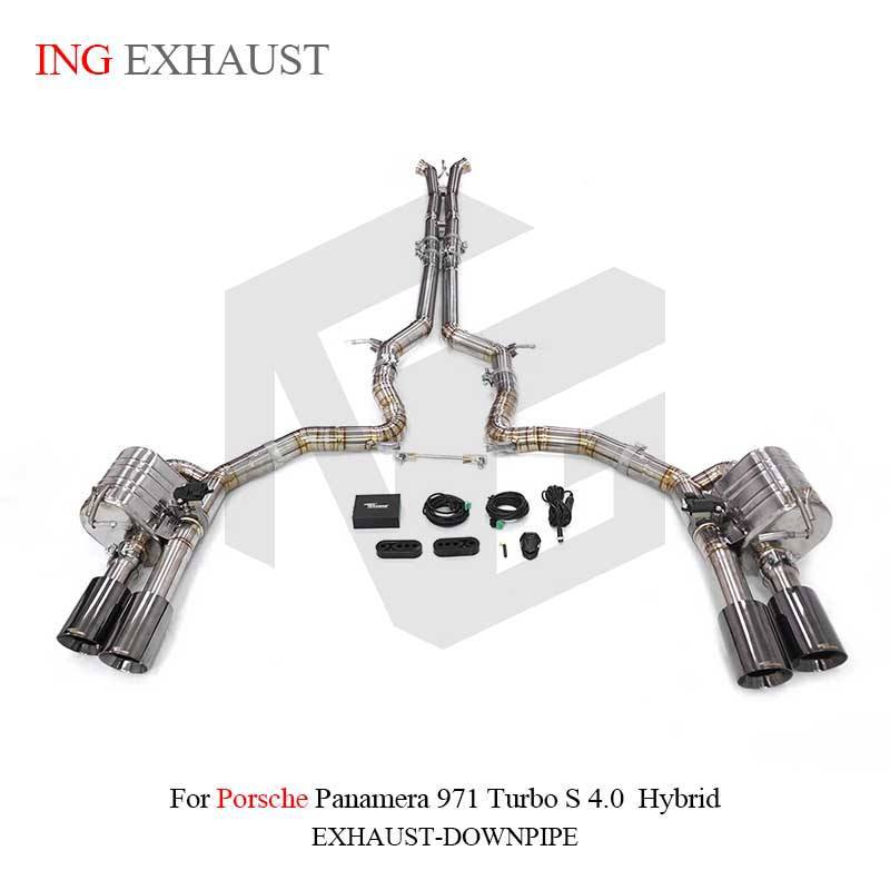 Suitable for Porsche Panamera 971 Turbo S 4.0 Hybrid titanium alloy exhaust pipe rear section
