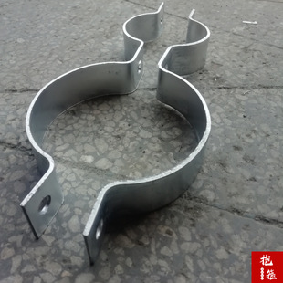 140 and 60 Gourd-Shaped Hoop 30*340*4 Hot Galvanized High-Speed Street Sign Special Accessories Custom Clamp