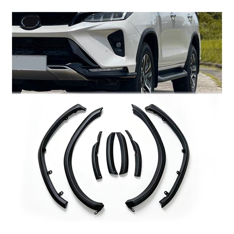 Suitable for 2021-2024 Fortuner Wheel Arch Anti-Scratch Strips, Original Wheel Arch Trim for the Cruiser