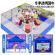 Four-corner tent outdoor stall tent red blue windproof sunshade rain thick cloth awning wholesale