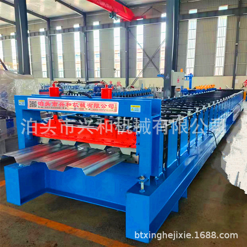 河北兴和楼承板机械设备厂供应现货彩钢750楼承板设备