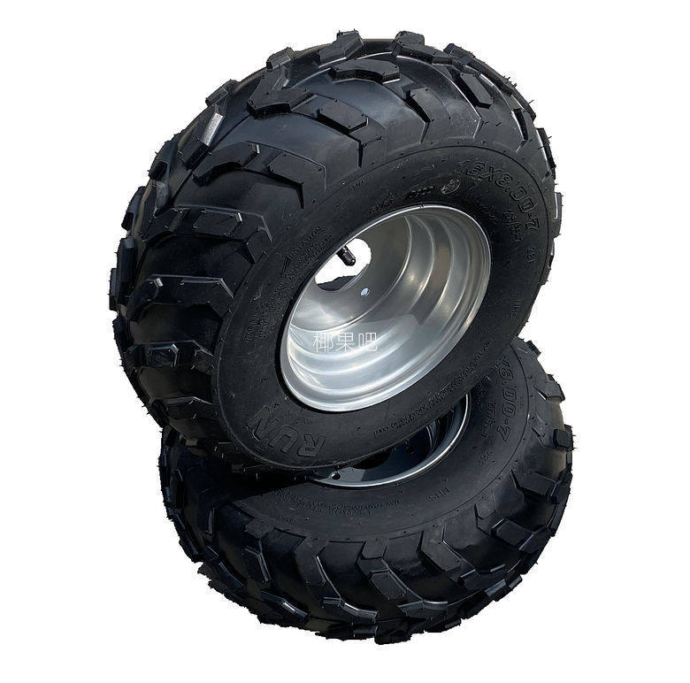 Go-Kart Accessories Little Bull Little Hummer Atv 16X 8-7inch Vacuum Off-Road Tires and Rims