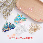 合金凤凰发冠镀金镀银流苏步摇配饰新款古风汉服手工发冠头饰配件