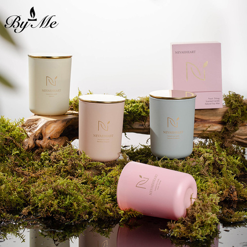 BYME Morandi color scented candle home bedroom diffuser smoke-free birthday scented candle gift box set