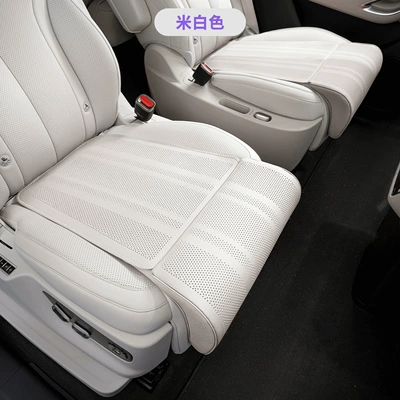 Seat cushion, seat cover, Leg Rest, Extended Cushion, Integrated - seat-cushion-and-leg-rest-off-white-two-packpair