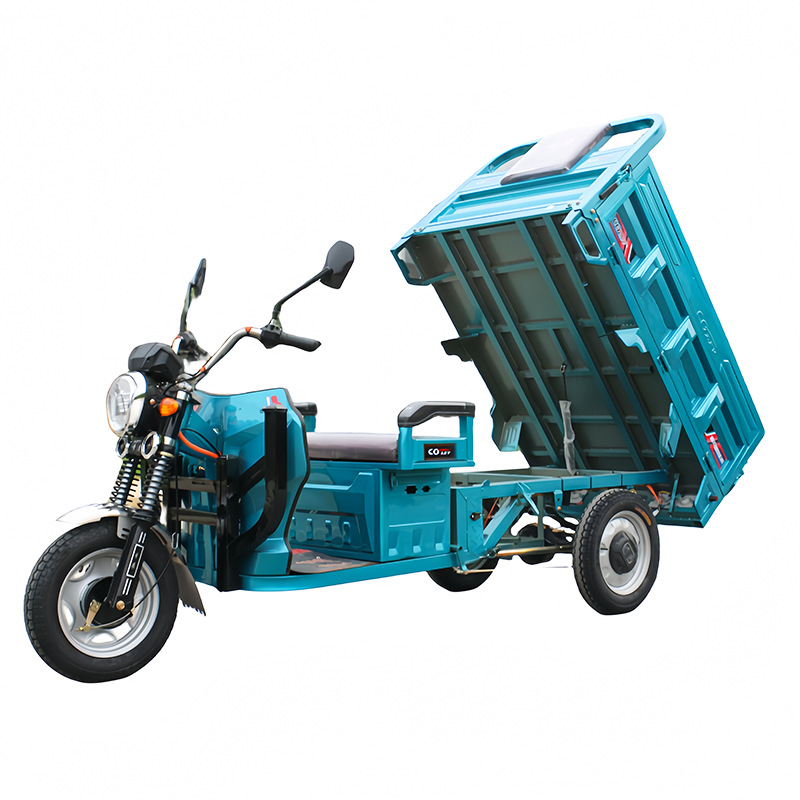Triciclo eléctrico para transporte de carga, vehículo eléctrico agrícola, triciclo eléctrico para adultos, vehículo eléctrico de alta resistencia para subir pendientes, triciclo con sidecar.