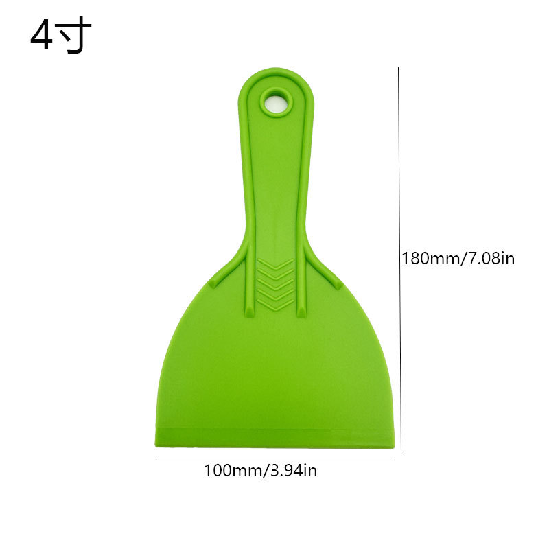 4inch 녹색 플라스틱 퍼티 나이프 0.02kg