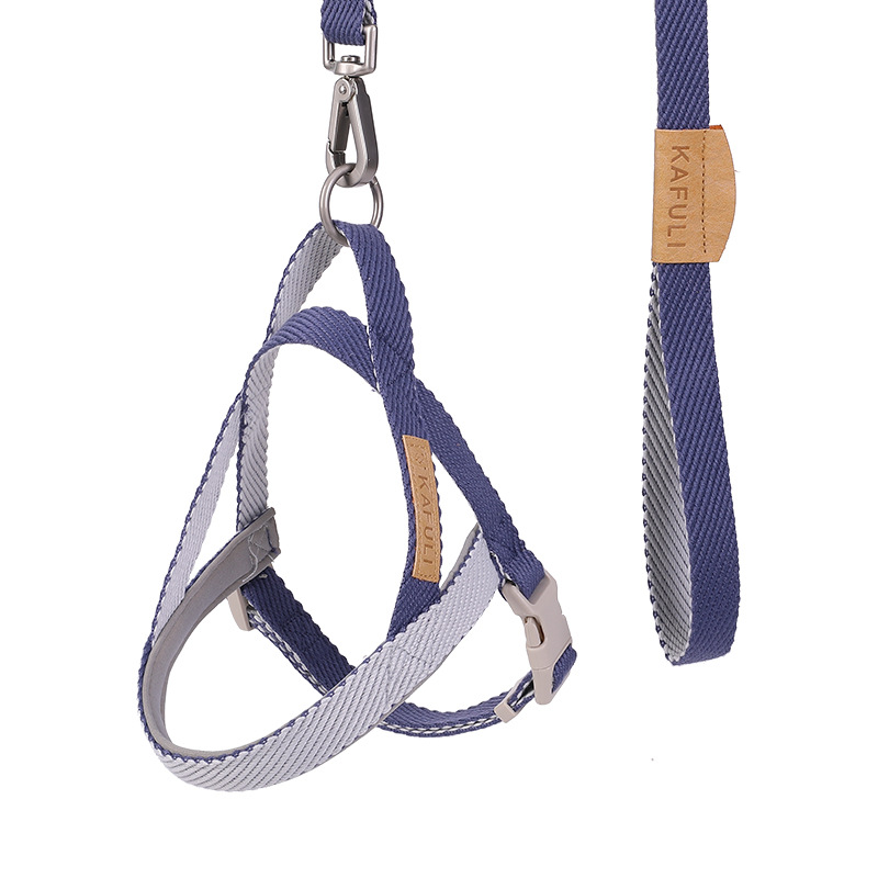 Transfronterizo Amazon Venta caliente perro mascota correa de pecho cuerda de tracción en stock al por mayor poliéster correa de perro traje al por mayor