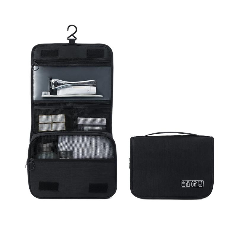 Nueva bolsa de lavado de viaje de tela Oxford bolsa de almacenamiento de maquillaje de moda simple bolsa de lavado de almacenamiento doméstico portátil para mujer