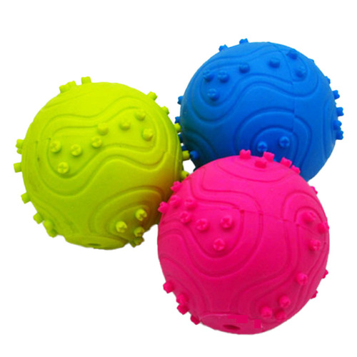 Pet supplies TPR dog toys TPR nail balls pet dog bite-resistant toys rubber sound toys