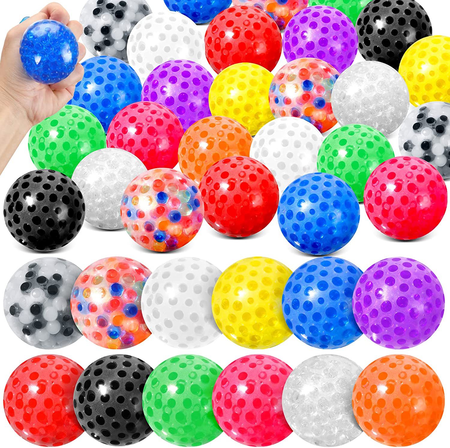 Cross border Amazon's popular decompression ball pinch music TPR soft rubber slow rebound release ball decompression toy wholesale