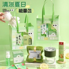 夏の熱中症予防と冷却のお土産セット、顧客と従業員のエントリー特典、実用的なファンギフトパッケージセット