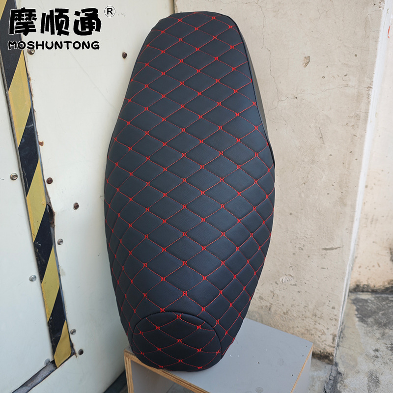 Suitable for Xin Da Zhou Honda Ns125D Motorcycle, Thickened Leather Waterproof Seat Cover, Sun Protection, Anti-Slip, Full-Cover Seat Cover