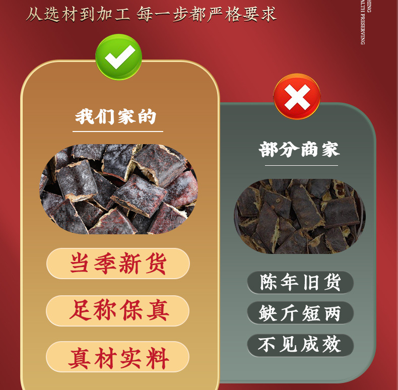 Zao Jia Hong Zao Tea Blend Gleditsia Sinensis Jujube Slices 80g Herbal Tea Pack for Daily Brewing quality and texture