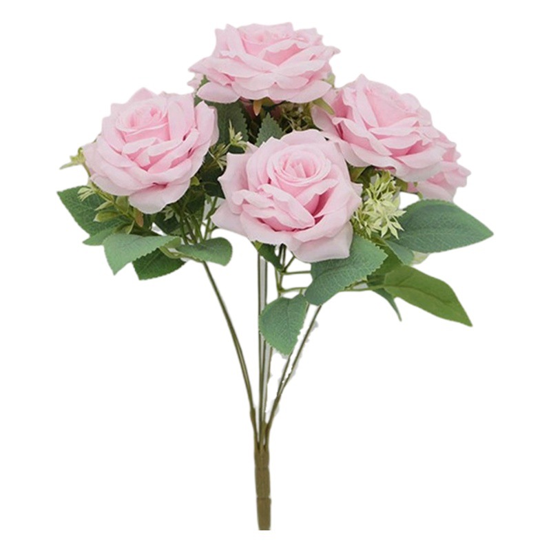 Flor artificial 7 cabeza Austin Rosa peonía flor boda apoyos Rosa artesanía flor falsa al por mayor
