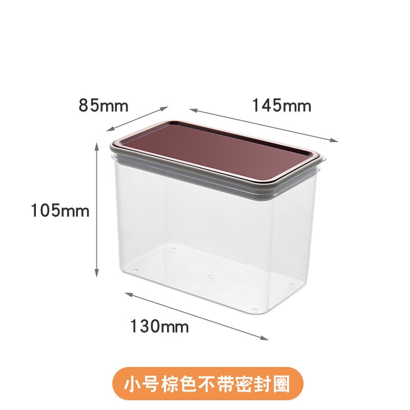 PS果粉盒咖啡豆密封罐透明PP密封罐塑料奶茶店密封盒厂家批发|undefined