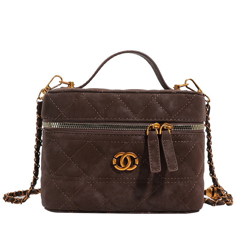 Ventas calientes de nuevo estilo coreano Zhongzhong ling hilo bordado caja de mano bolso cuadrado de textura alta ligera cadena de lujo mochila