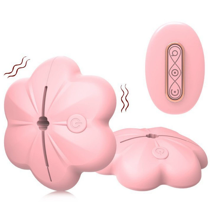 Латексный зажим-убер vibrator (Misi) с беспроводным пультом, дизайн с клипсой на груди, портативный и скрытый