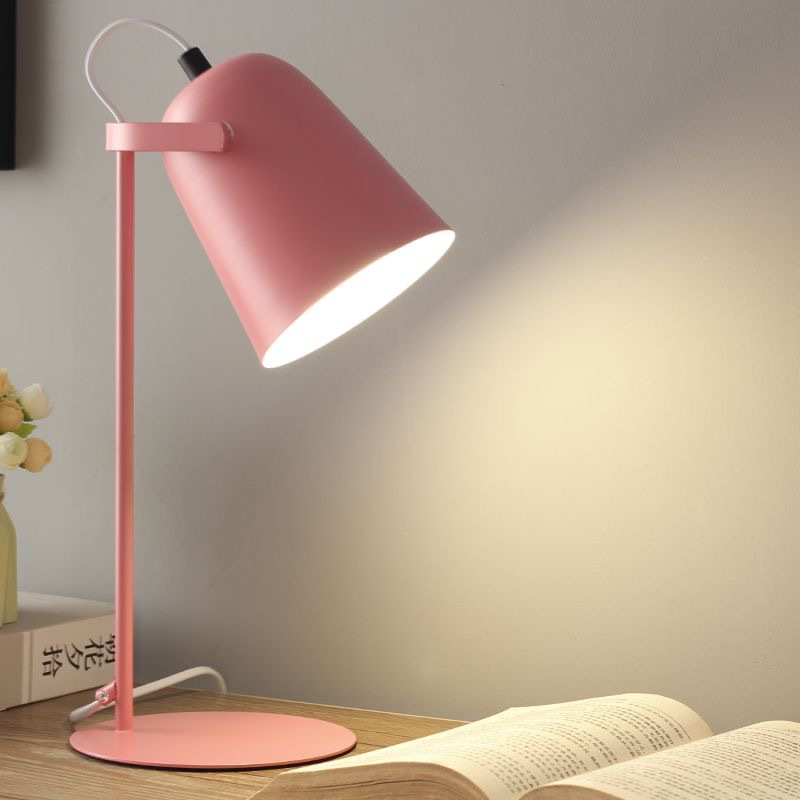Nordic Creative Small Table Lamp Children's Room Student Dormitory Reading Table Lamp Bedroom Bedside Lamp Eye Protection Desk Lamp