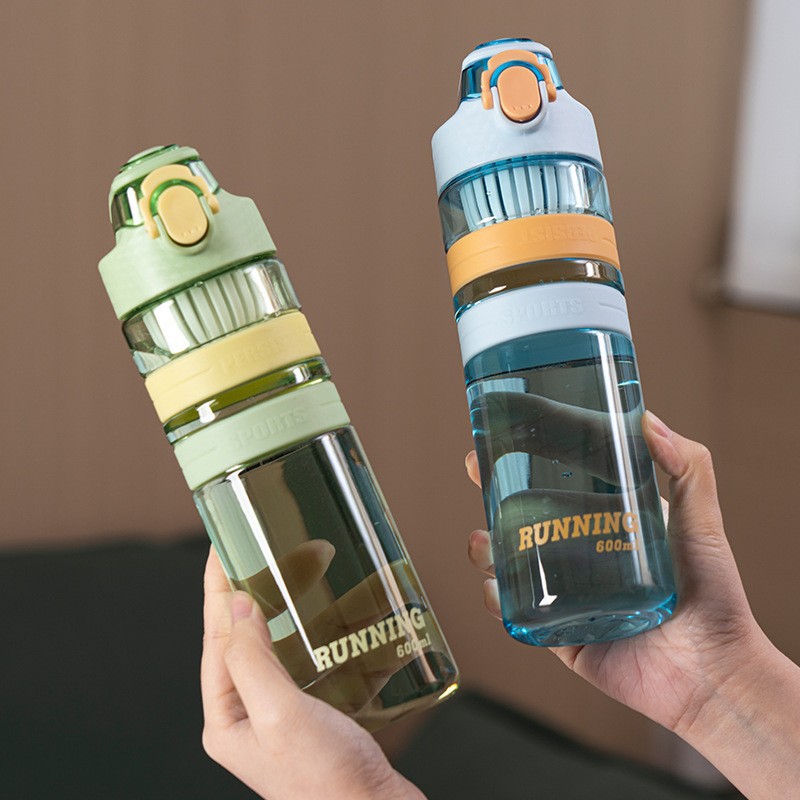 Tianyi nueva taza deportiva simple cubierta de rebote portátil al aire libre para hombres y mujeres de acondicionamiento físico hervidor de agua de plástico taza de bebida directa para hacer té