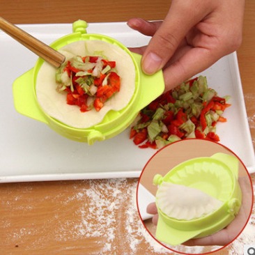 Molde para hacer dumplings, molde para hacer dumplings de agua, utensilio de cocina manual para hacer dumplings en casa