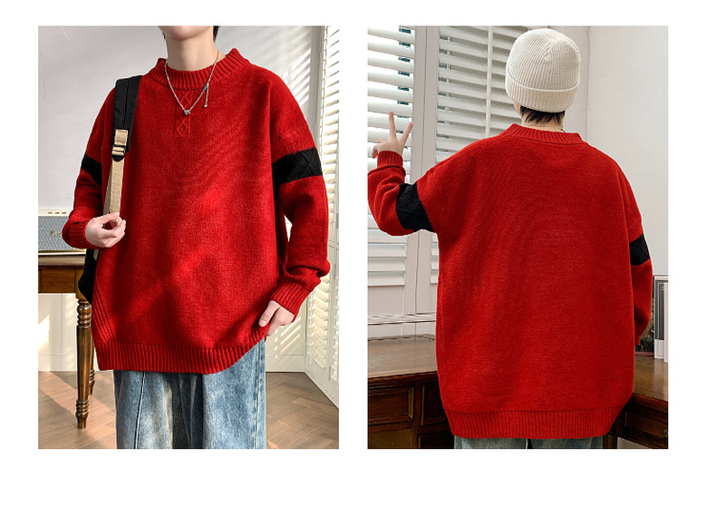 Men's Clothes Sweater Men Winter Trend Brand Men's Lazy Sweater Youth Wool Base_voghion.com