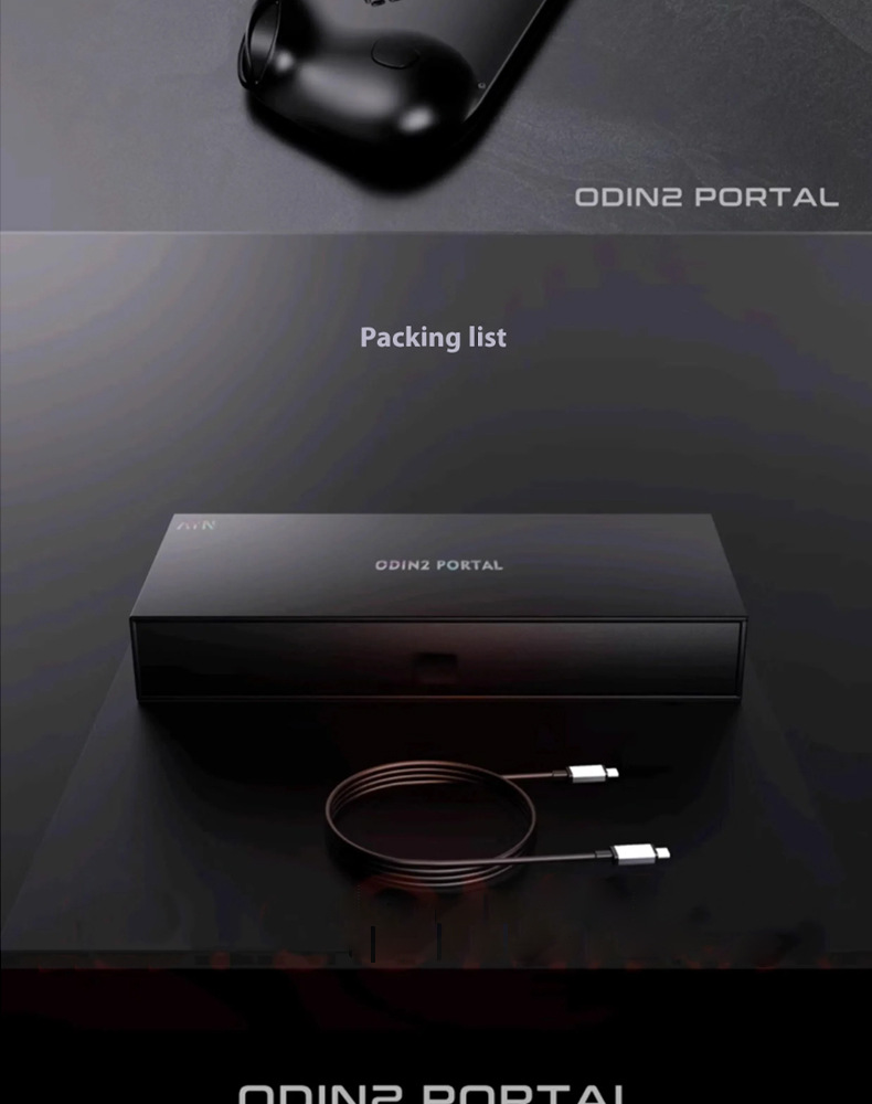 Odin 2 Portal Android 8 Gen 2 chip OLED large screen 120Hz gaming